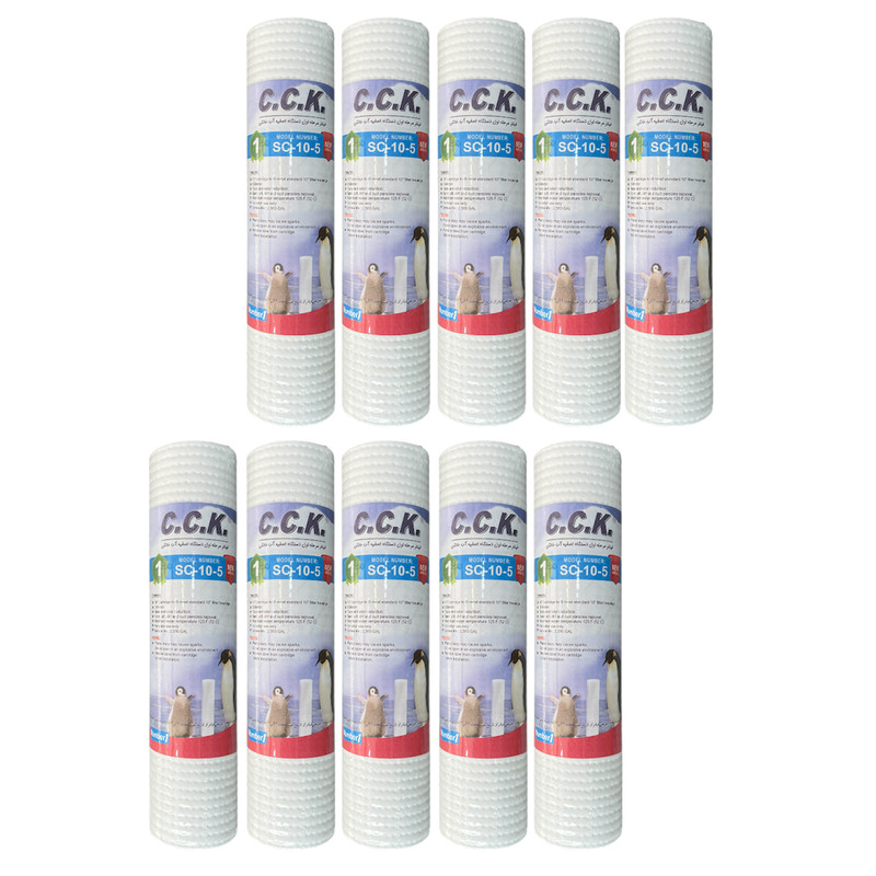 فیلتر دستگاه تصفیه آب سی سی کا مدل SC-10-5 بسته 10 عددی